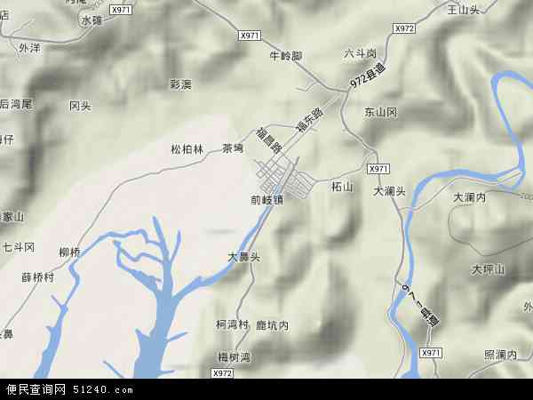 中国福建省宁德市福鼎市前岐镇地图(卫星地图)图片