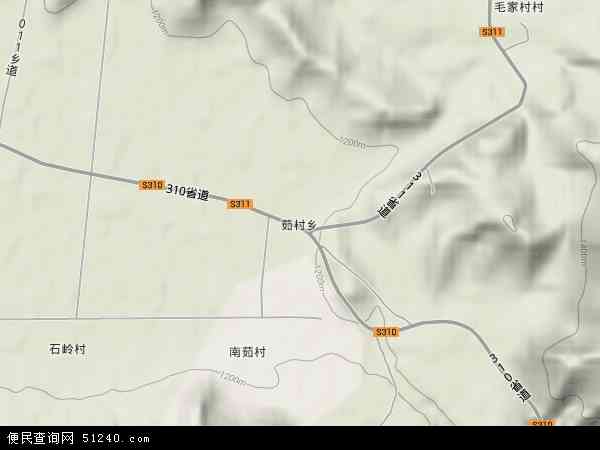 山西省 忻州 市五台县茹村乡地图(地图)