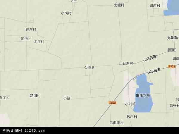 中国江苏省连云港市东海县石湖乡地图(卫星地图)图片