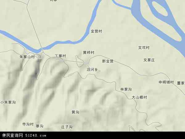 中国河南省南阳市淅川县滔河乡地图(卫星地图