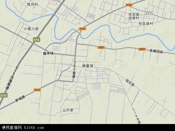 辽宁省鞍山市海城市腾鳌镇地图(地图)