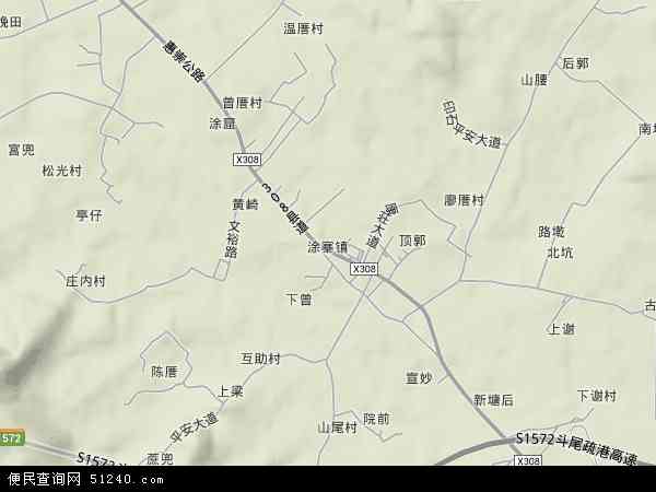 福建省泉州市惠安县涂寨镇地图(地图)