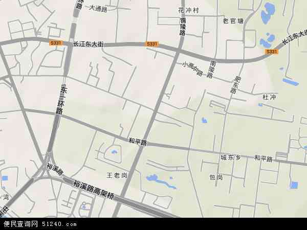 安徽省合肥市瑶海区铜陵路地图(地图)