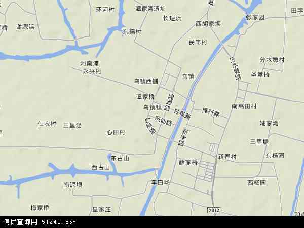 乌镇镇卫星地图