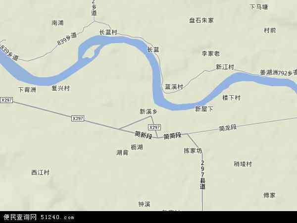 江西省新余市渝水区新溪乡地图(地图)