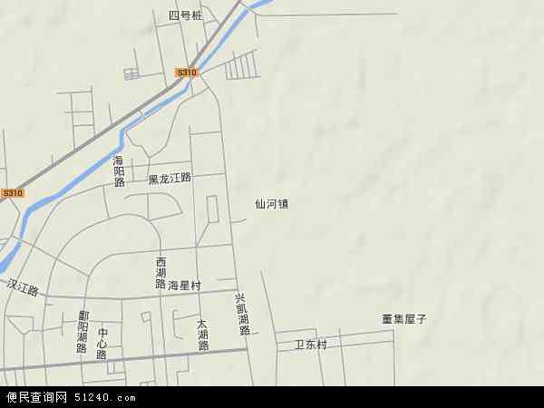 仙河镇地图 - 仙河镇卫星地图 - 仙河镇高清航拍