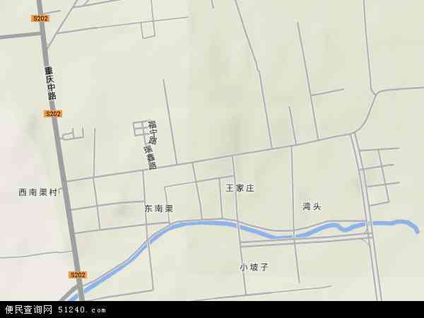 中国山东省青岛市李沧区湘潭路地图(卫星地图)图片
