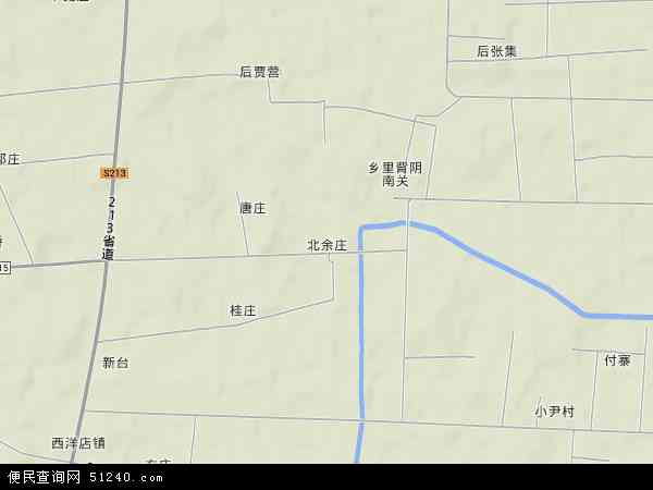 中国河南省驻马店市新蔡县余店镇地图(卫星地图)图片