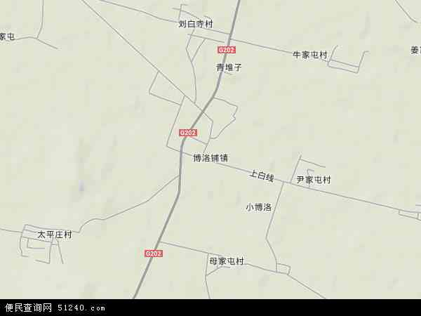 中国辽宁省营口市大石桥市博洛铺镇地图(卫星地图)图片