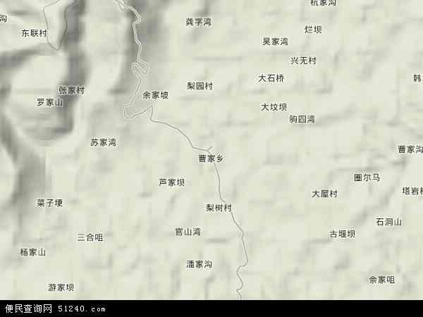 中国 四川省 眉山市 仁寿县 曹家乡  本站收录有:2018曹家乡卫星地图图片