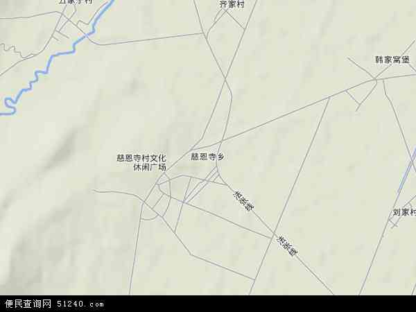 中国辽宁省沈阳市法库县慈恩寺乡地图(卫星地图)图片