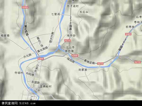富县地图高清