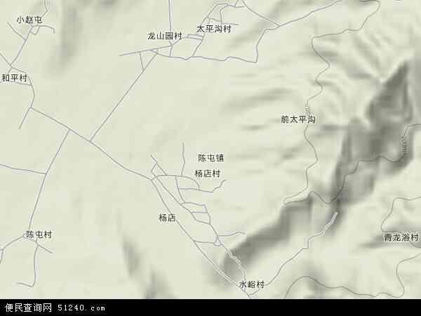 中国辽宁省营口市盖州市陈屯镇地图(卫星地图)图片