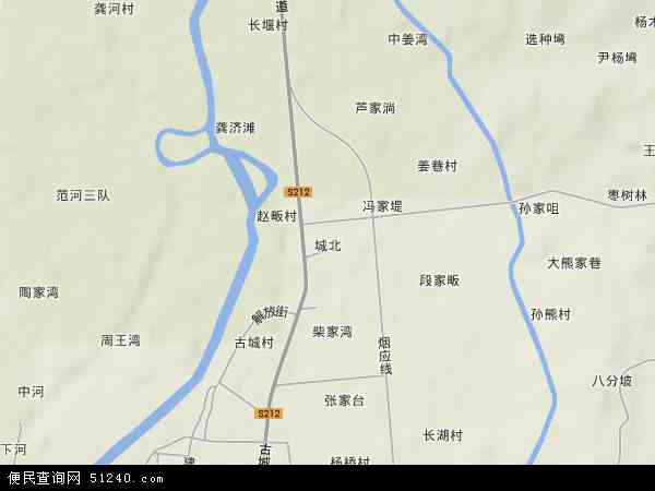 中国湖北省孝感市应城市城北地图(卫星地图)