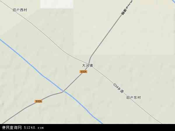 区哈密地区巴里坤哈萨克自治县大河镇地图(卫星地图)图片