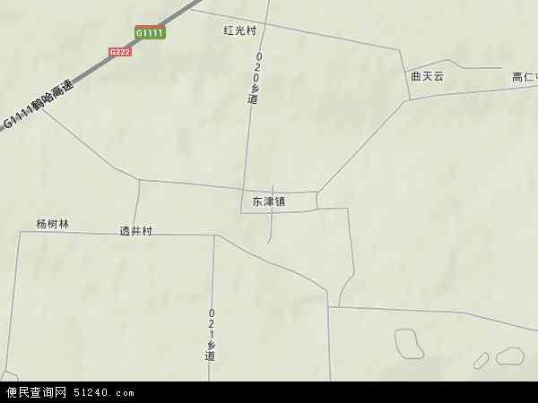 黑龙江省绥化市北林区东津镇地图(地图)