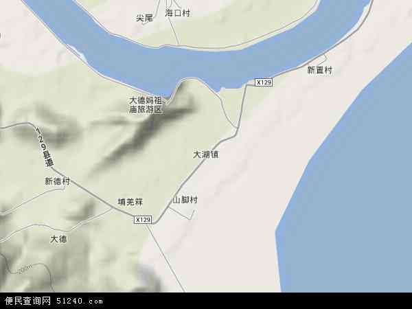 广东省汕尾市海丰县大湖镇地图(地图)