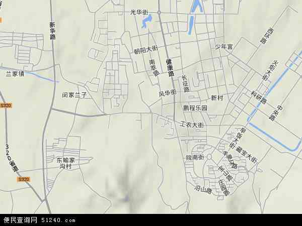 中国辽宁省辽阳市宏伟区工农地图(卫星地图)图片