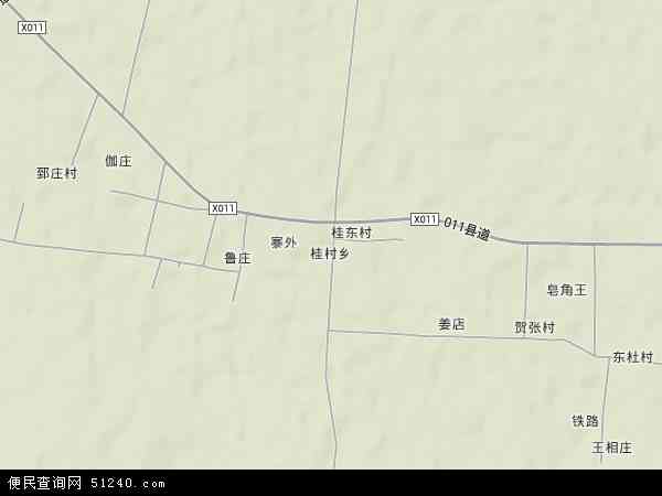 中国河南省许昌市许昌县桂村乡地图(卫星地图)图片
