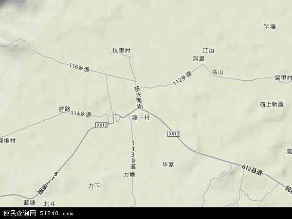 江西省新余市渝水区鹄山乡地图(地图)