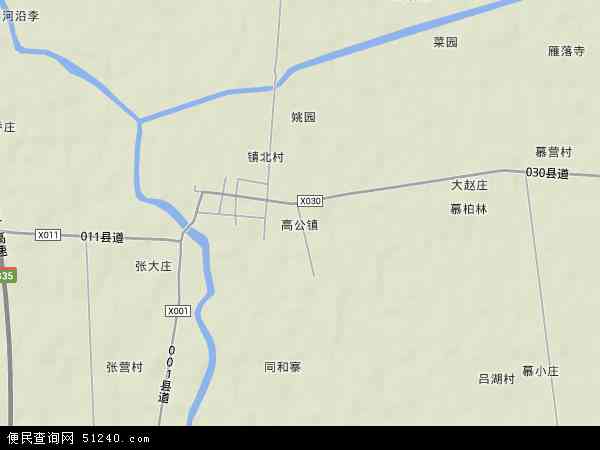 中国安徽省亳州市涡阳县高公镇地图(卫星地图)图片