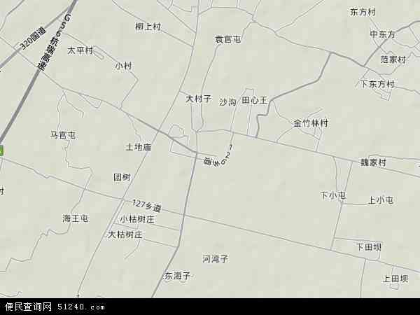 中国云南省保山市隆阳区河图镇地图(卫星地图)图片