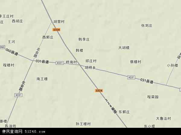 河南省商丘市夏邑县桥乡地图(地图)