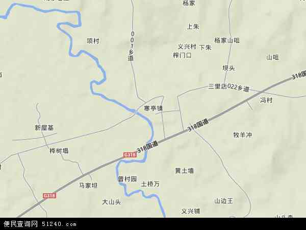 中国安徽省宣城市宣州区寒亭镇地图(卫星地图)图片