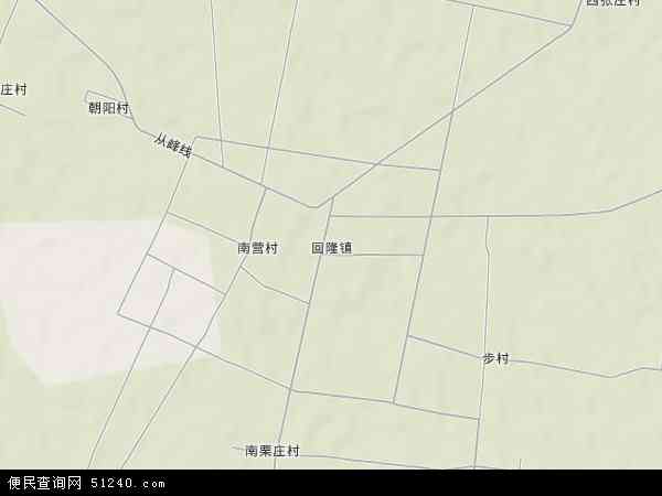 中国河北省邯郸市魏县回隆镇地图(卫星地图)图片