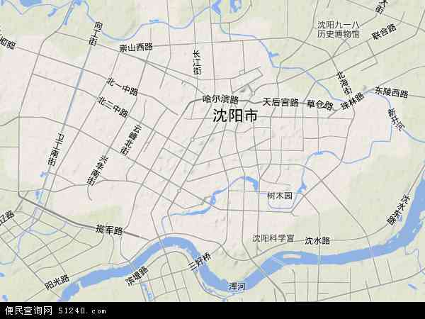 辽宁省沈阳市和平区地图(地图)