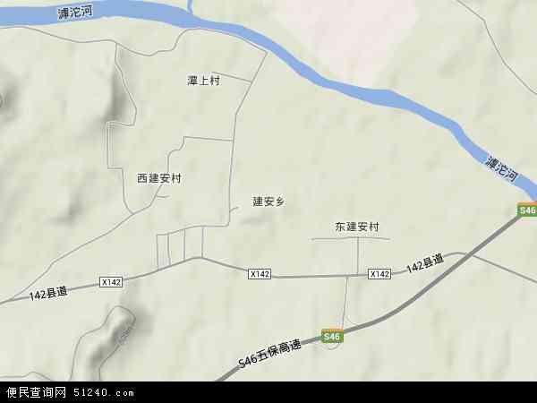 山西省 忻州 市五台县建安乡地图(地图)
