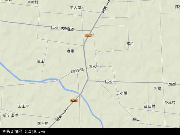 河南省周口市郸城县汲水乡地图(地图)