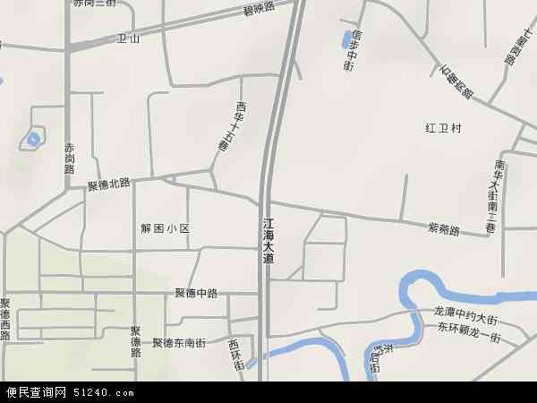 中国广东省广州市海珠区江海地图(卫星地图)图片