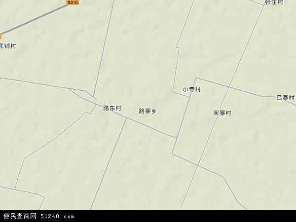 中国河南省新乡市原阳县路寨乡地图(卫星地图)图片