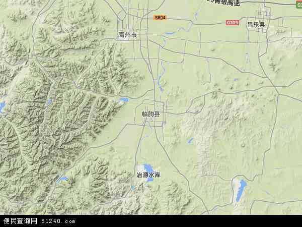 临朐县地图 - 临朐县卫星地图图片