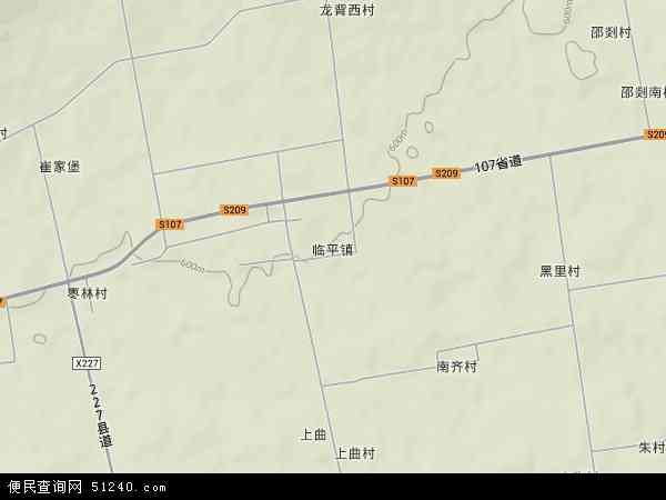 中国陕西省咸阳市乾县临平镇地图(卫星地图)图片