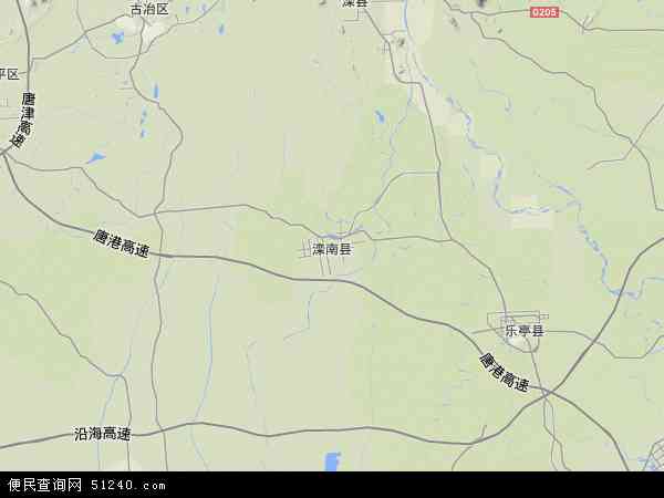 河北省唐山市滦南县地图(地图)