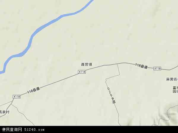 中国山西省忻州市代县聂营镇地图(卫星地图)图片