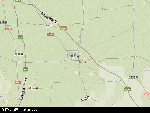 宁晋县地图显示_宁晋各乡镇村地图