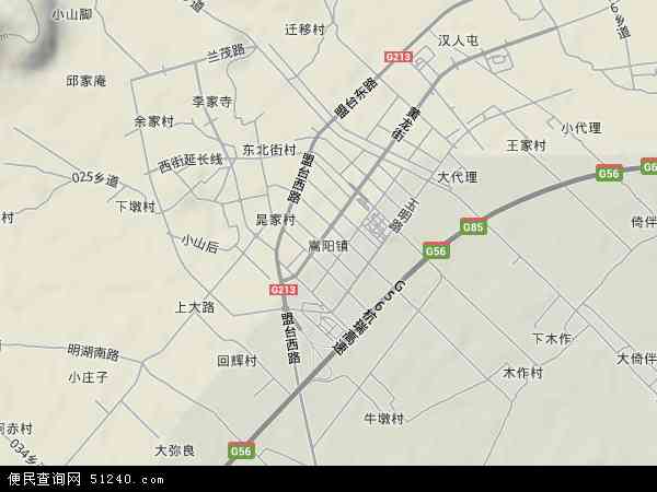 中国云南省昆明市嵩明县嵩阳地图(卫星地图)图片