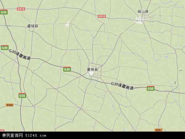 河南省商丘市夏邑县桑固乡地图(地图)