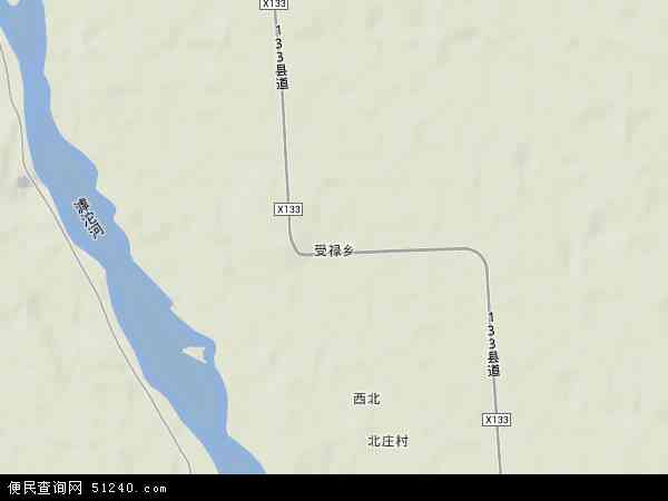 山西省忻州市定襄县受禄乡地图(地图)