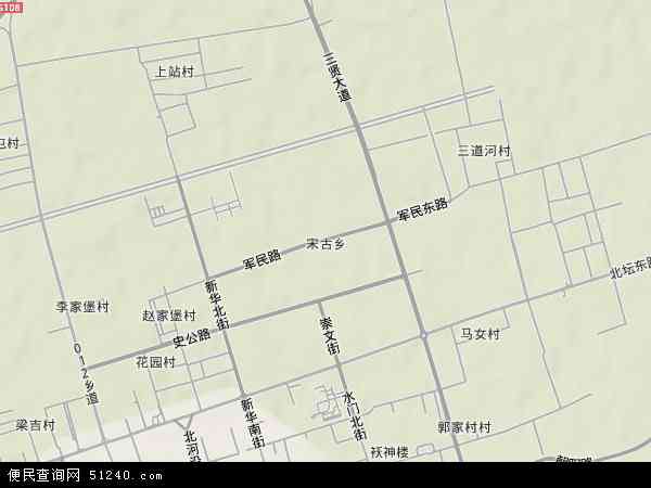 中国山西省晋中市介休市宋古乡地图(卫星地图)图片