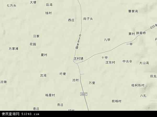 安徽省宣城市宣州区沈村镇地图(地图)