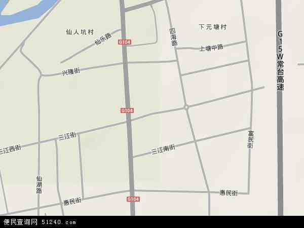 中国浙江省绍兴市嵊州市三江地图(卫星地图)图片