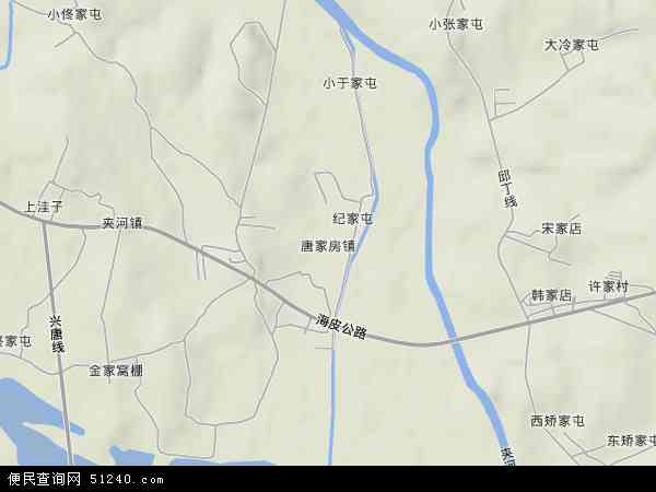中国辽宁省大连市普兰店市唐家房地图(卫星地图)