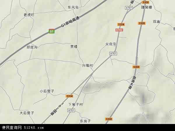 中国辽宁省锦州市太和区兴隆地图(卫星地图)图片