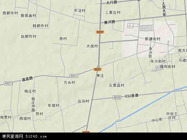 河南省焦作市温县岳村乡地图(地图)