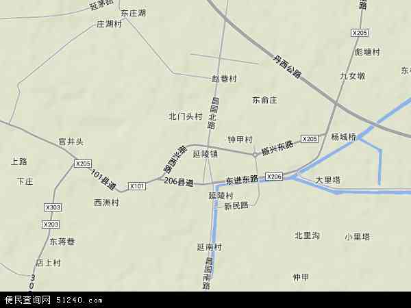 江苏省镇江市丹阳市延陵镇地图(地图)