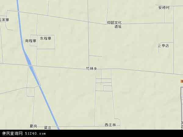 中国河南省开封市杞县竹林乡地图(卫星地图)图片